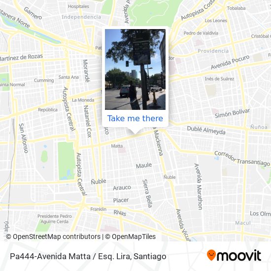 Pa444-Avenida Matta / Esq. Lira map
