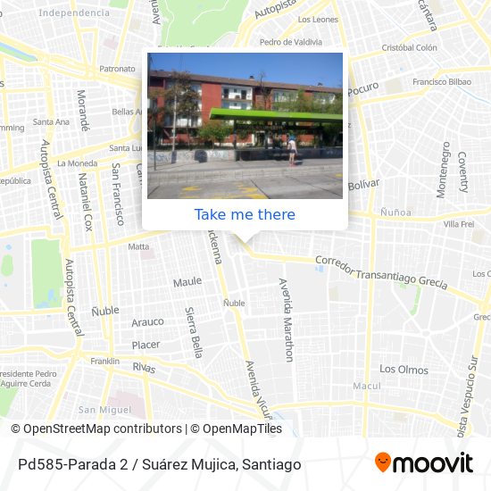 Pd585-Parada 2 / Suárez Mujica map