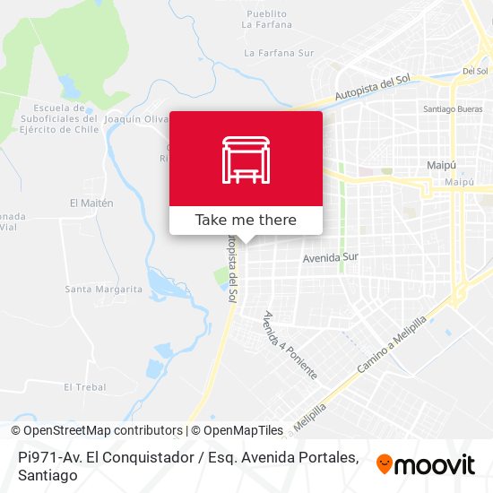 Mapa de Pi971-Av. El Conquistador / Esq. Avenida Portales