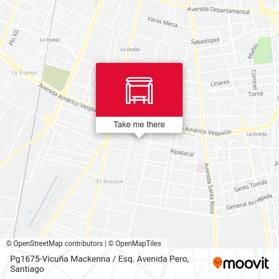 Pg1675-Vicuña Mackenna / Esq. Avenida Pero map