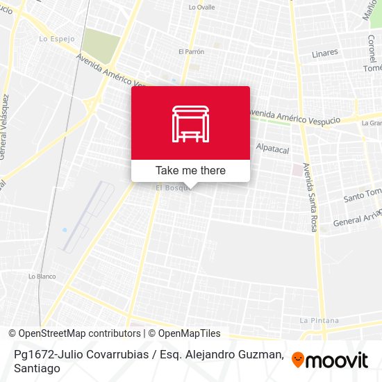 Pg1672-Julio Covarrubias / Esq. Alejandro Guzman map