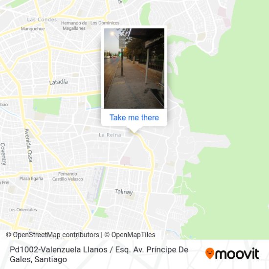 Pd1002-Valenzuela Llanos / Esq. Av. Príncipe De Gales map