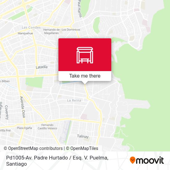 Pd1005-Av. Padre Hurtado / Esq. V. Puelma map