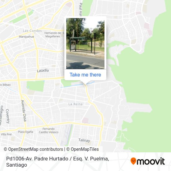 Pd1006-Av. Padre Hurtado / Esq. V. Puelma map