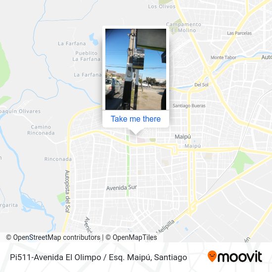 Pi511-Avenida El Olimpo / Esq. Maipú map