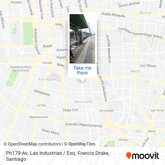 Mapa de Ph179-Av. Las Industrias / Esq. Francis Drake