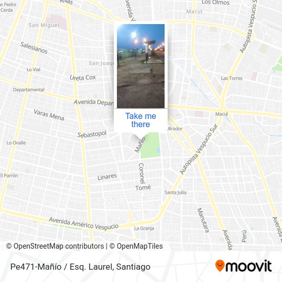 Mapa de Pe471-Mañío / Esq. Laurel