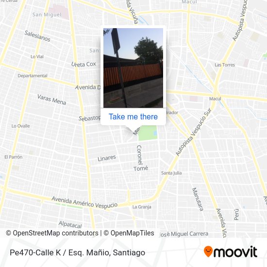 Pe470-Calle K / Esq. Mañio map