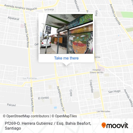 Mapa de Pf269-O. Herrera Gutiérrez / Esq. Bahía Beafort