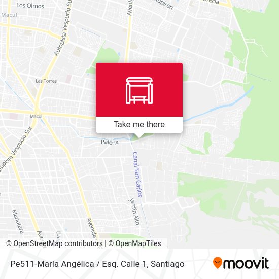 Pe511-María Angélica / Esq. Calle 1 map