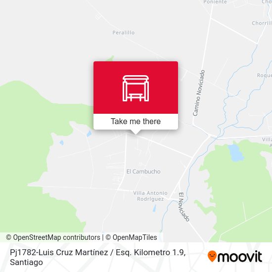 Pj1782-Luis Cruz Martínez / Esq. Kilometro 1.9 map