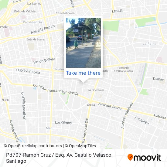 Pd707-Ramón Cruz / Esq. Av. Castillo Velasco map