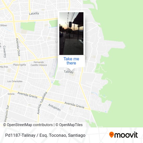 Pd1187-Talinay / Esq. Toconao map
