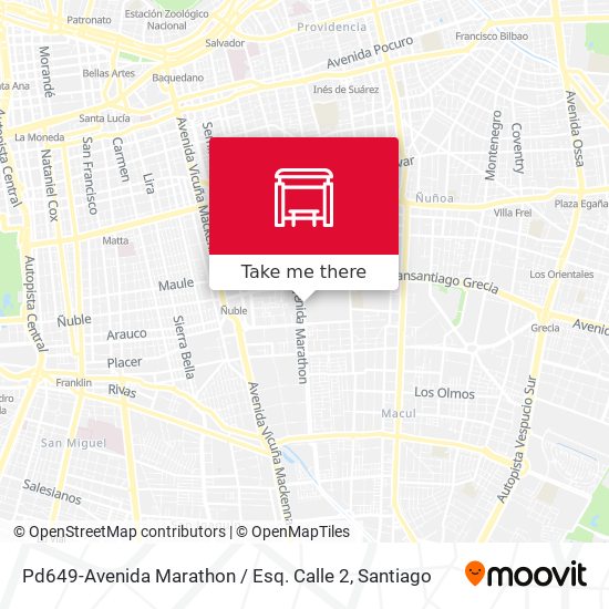 Pd649-Avenida Marathon / Esq. Calle 2 map
