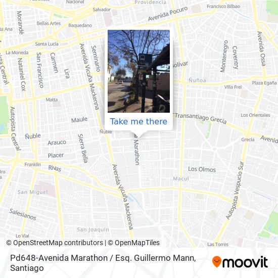 Pd648-Avenida Marathon / Esq. Guillermo Mann map