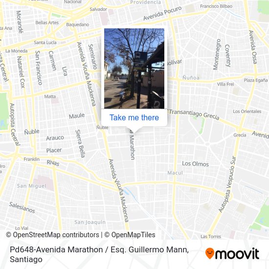Mapa de Pd648-Avenida Marathon / Esq. Guillermo Mann