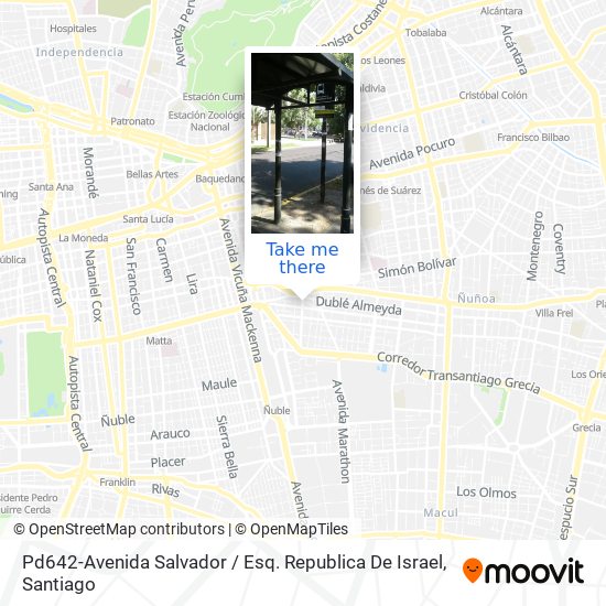 Pd642-Avenida Salvador / Esq. Republica De Israel map