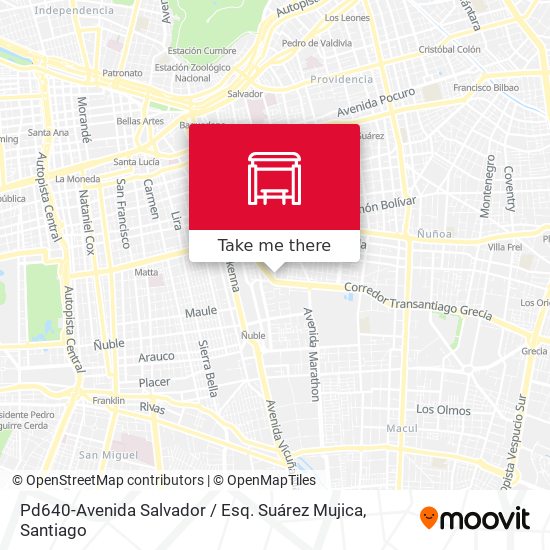 Pd640-Avenida Salvador / Esq. Suárez Mujica map