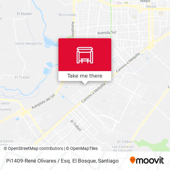 Mapa de Pi1409-René Olivares / Esq. El Bosque