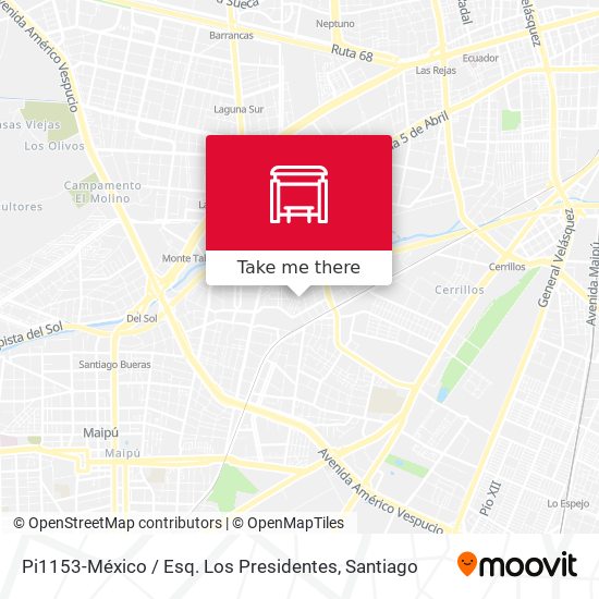 Pi1153-México / Esq. Los Presidentes map