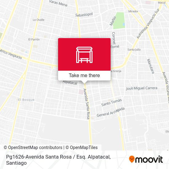 Pg1626-Avenida Santa Rosa / Esq. Alpatacal map