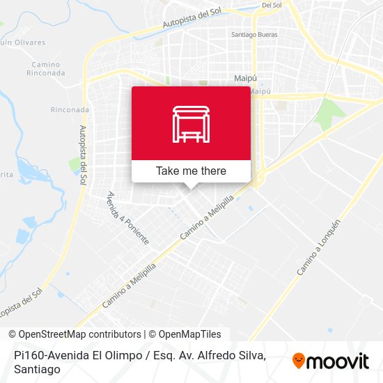 Pi160-Avenida El Olimpo / Esq. Av. Alfredo Silva map