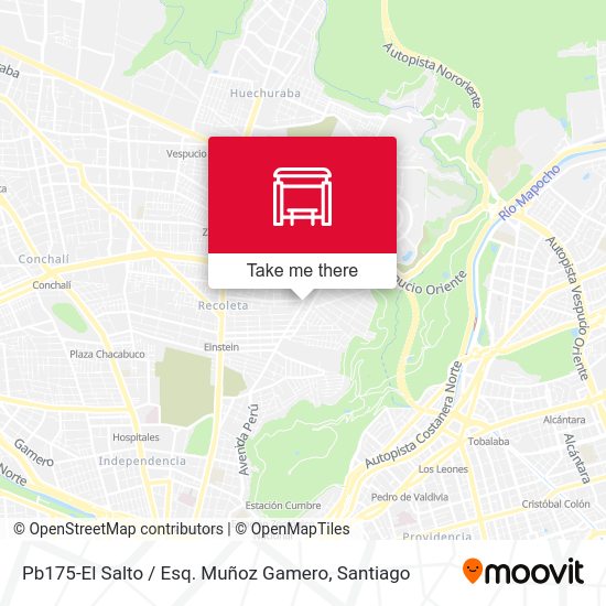Pb175-El Salto / Esq. Muñoz Gamero map
