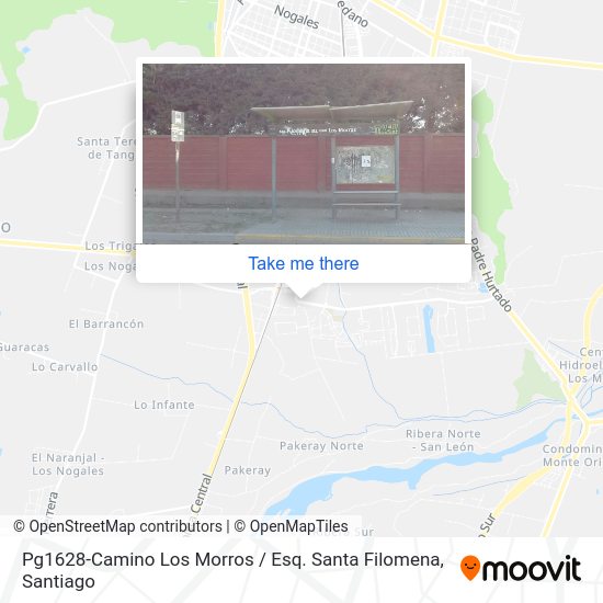 Pg1628-Camino Los Morros / Esq. Santa Filomena map