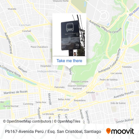 Pb167-Avenida Perú / Esq. San Cristóbal map