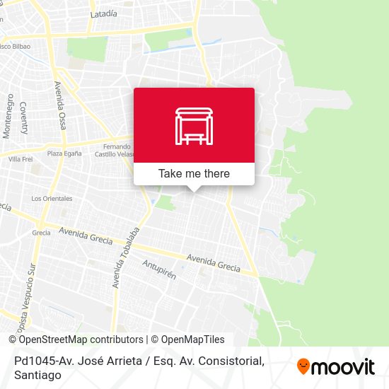 Pd1045-Av. José Arrieta / Esq. Av. Consistorial map