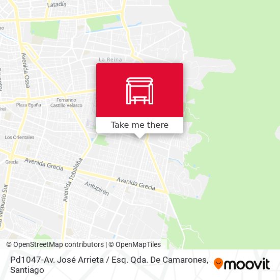 Mapa de Pd1047-Av. José Arrieta / Esq. Qda. De Camarones