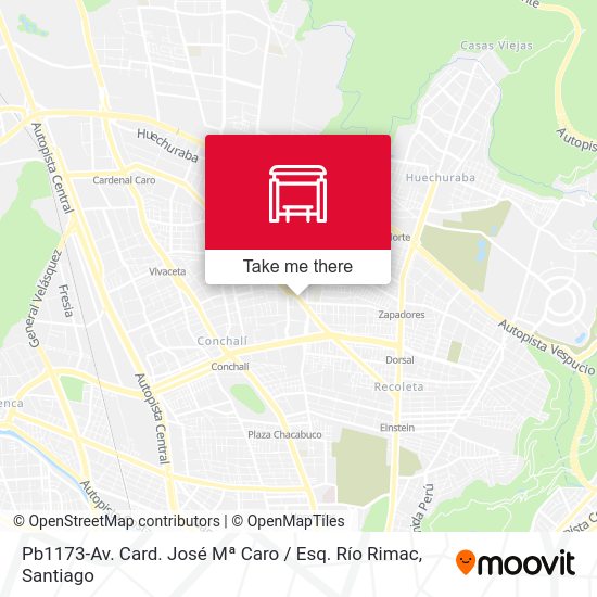 Pb1173-Av. Card. José Mª Caro / Esq. Río Rimac map