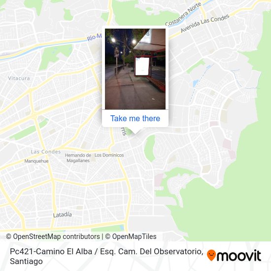 Mapa de Pc421-Camino El Alba / Esq. Cam. Del Observatorio