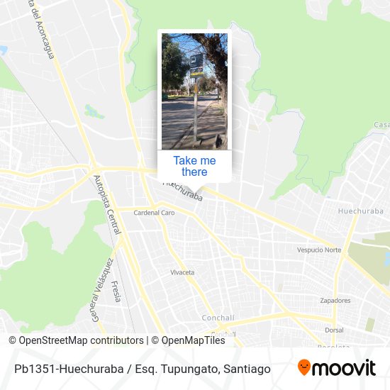 Pb1351-Huechuraba / Esq. Tupungato map