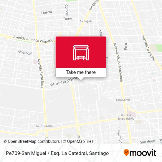 Mapa de Pe709-San Miguel / Esq. La Catedral