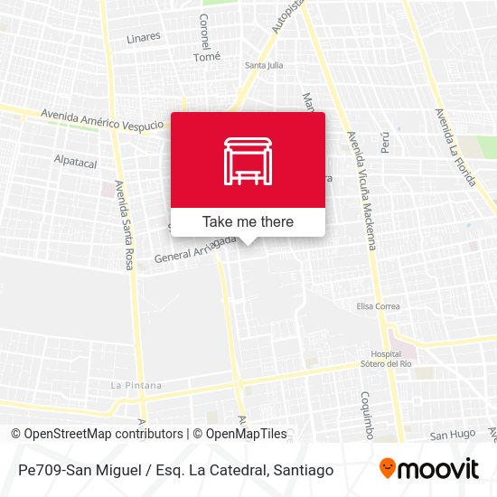 Pe709-San Miguel / Esq. La Catedral map