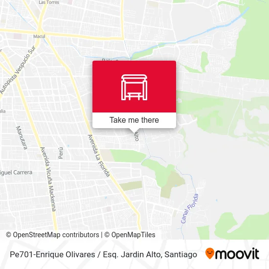 Pe701-Enrique Olivares / Esq. Jardin Alto map