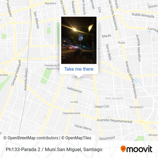 Mapa de Ph133-Parada 2 / Muni.San Miguel