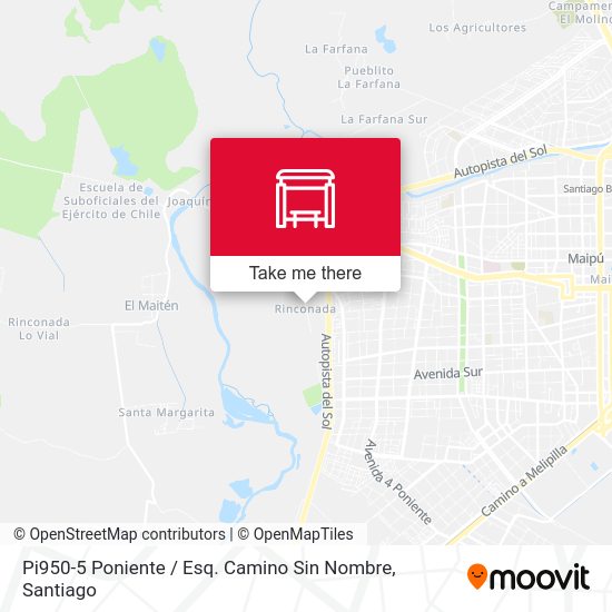 Mapa de Pi950-5 Poniente / Esq. Camino Sin Nombre