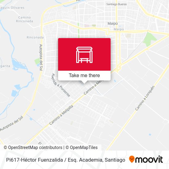 Mapa de Pi617-Héctor Fuenzalida / Esq. Academia