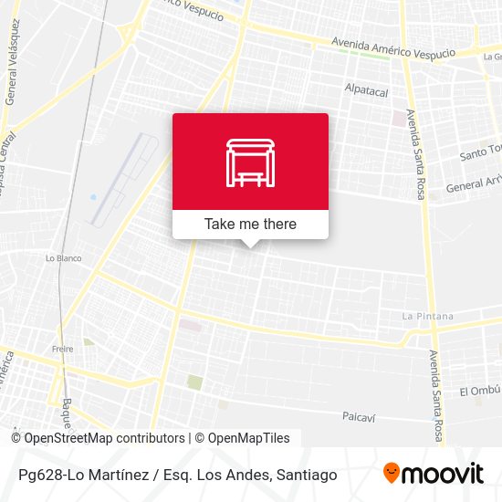 Mapa de Pg628-Lo Martínez / Esq. Los Andes