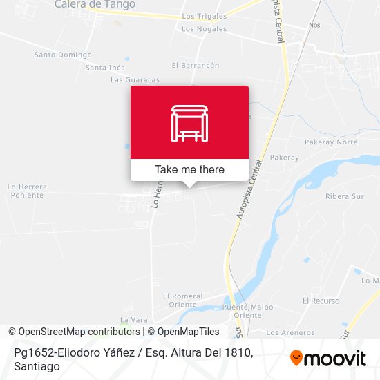 Pg1652-Eliodoro Yáñez / Esq. Altura Del 1810 map