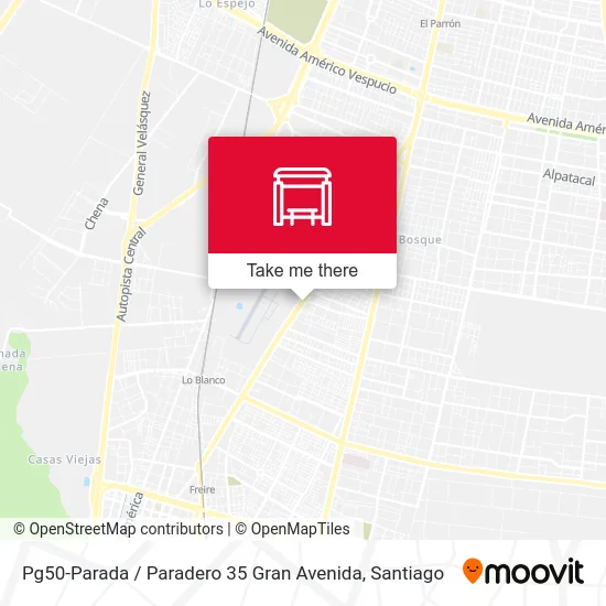 Pg50-Parada / Paradero 35 Gran Avenida map