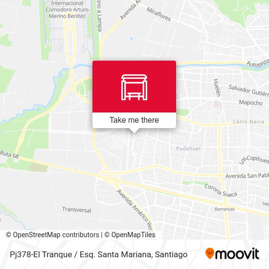 Pj378-El Tranque / Esq. Santa Mariana map