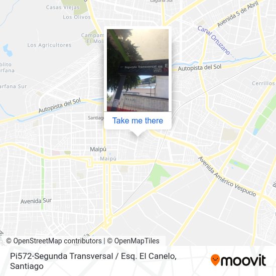 Pi572-Segunda Transversal / Esq. El Canelo map