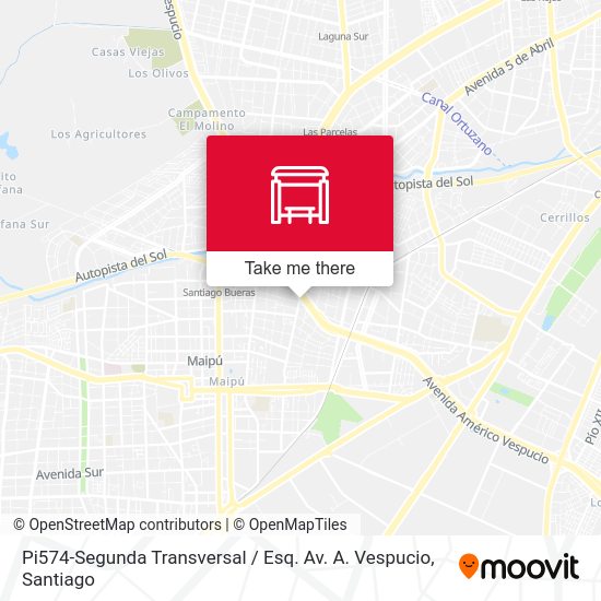 Pi574-Segunda Transversal / Esq. Av. A. Vespucio map