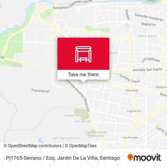 Mapa de Pj1765-Serrano / Esq. Jardín De La Viña
