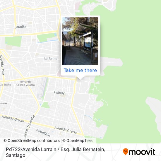 Pd722-Avenida Larrain / Esq. Julia Bernstein map