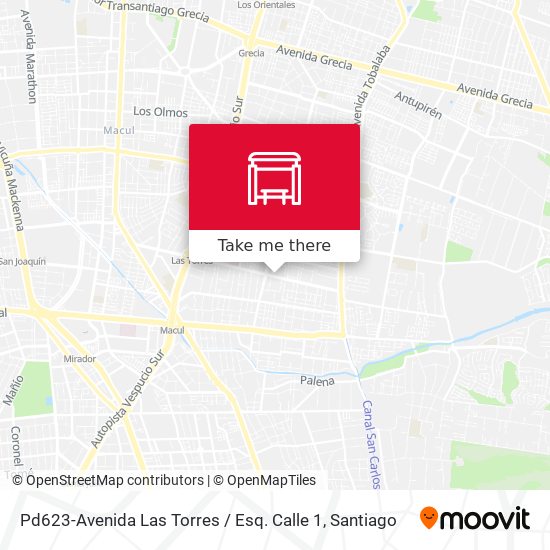 Pd623-Avenida Las Torres / Esq. Calle 1 map