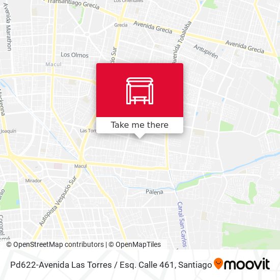 Pd622-Avenida Las Torres / Esq. Calle 461 map